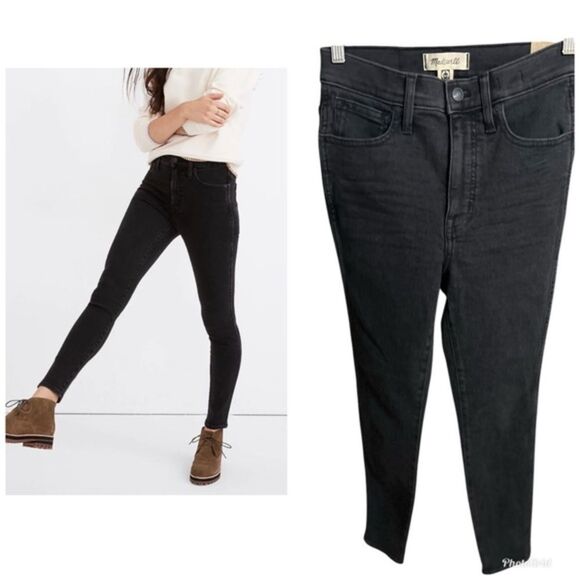 Madewell 10" High-Rise Skinny Jeans in Starkey
Wash size 27 charcoal black nwt - Picture 1 of 12